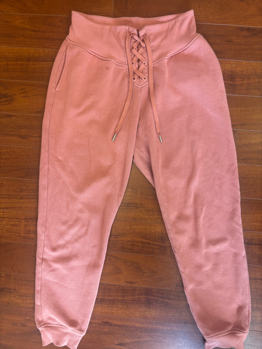 Victorias Secret Corset Lace Up Sweatpants